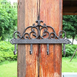 porte clé mural en fer forgé