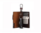 etuit porte-clef en cuir