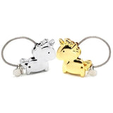 porte clé couple licorne amoureuse