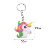 porte clé emoji licorne tête