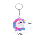 porte-clés emoji belle licorne