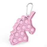 Porte clé licorne Pop-it