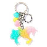 porte cle licorne résine