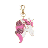 porte clé licorne rose