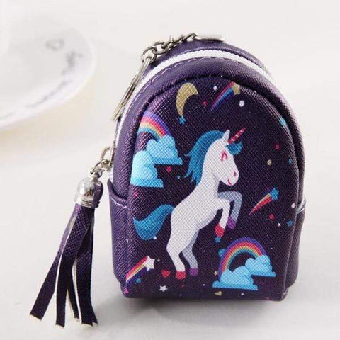 Porte-clé licorne sac