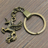 Porte Clef Licorne Ailées