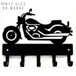 porte clé mural moto