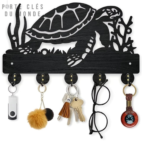 accroché clé mural tortue