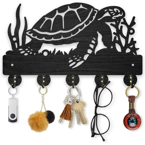 porte clé mural en forme de tortue