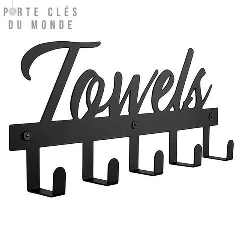porte clés mural noir