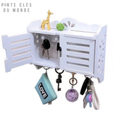 armoire porte clés mural