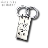 Duo de porte clé couple queen et king