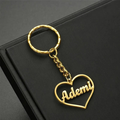 Porte clé coeur personnalisé