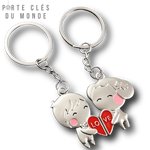 porte clé couple duo amoureux