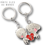 porte clé couple duo amoureux
