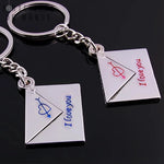 porte clé couple lettre en duo pour couple amoureux