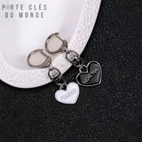 porte clé couple duo "i love you forever"