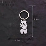 Porte Clé Couple Panda