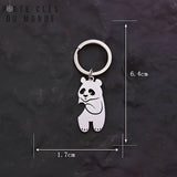 Porte Clé Couple Panda