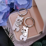 Porte Clé Couple Panda