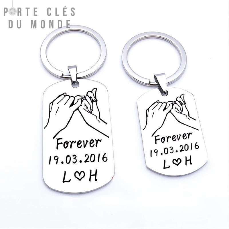 Gruss & CO Porte-clés Pour Couple « Avocat » | Lot De Deux Pendentifs Avec Anneau Porte-clés 8 Cm X 3 Cm | Cadeau Pour Deux, Pour Couples | 46179