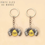 porte clé couple soleil en duo