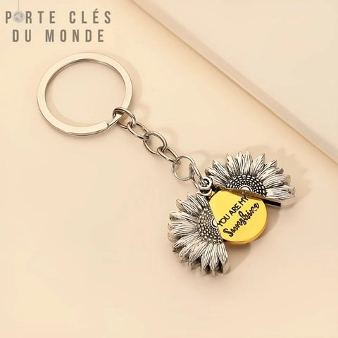 porte clé couple soleil "you are my sunshine"