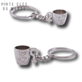 Porte clé couple tasse en duo