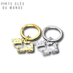 porte clé couple vache en duo 