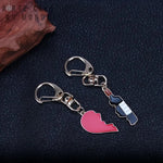 Duo de porte clé couple vin pour les amoureux de bonne bouteille