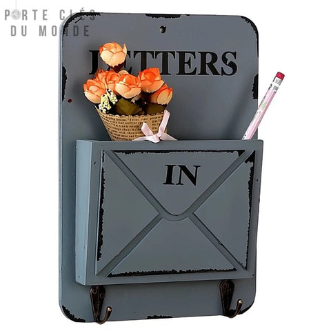 porte clé mural et courrier