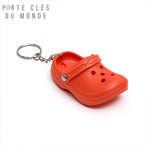 Porte clé flottant Original orange vif, caoutchouc souple et fun