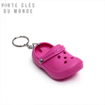 porte clé flottant original rose vif