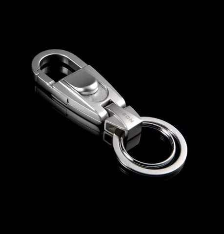 Porte cle homme acier inoxydable 