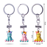 Porte Clé Licorne Best Friend