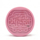 Dos du Porte Clé Licorne Calculatrice rose avec jeu de labyrinthe