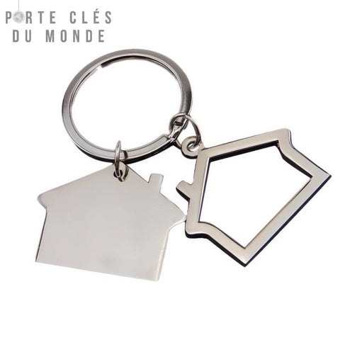 Porte clé en forme de maison