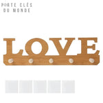porte clé mural adhesif