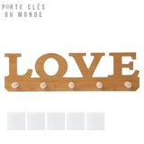 porte clé mural adhesif