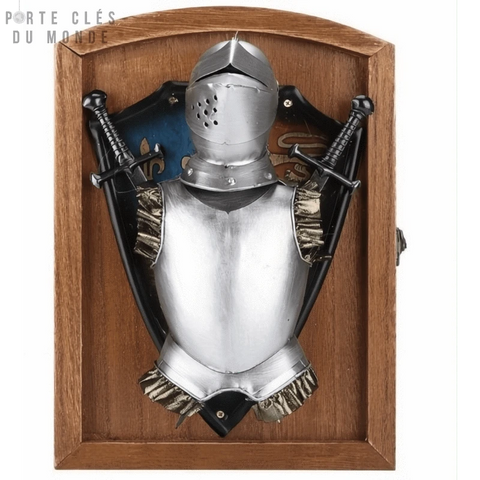 porte clé mural médiéval armure 