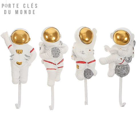 porte clés mural astronaute