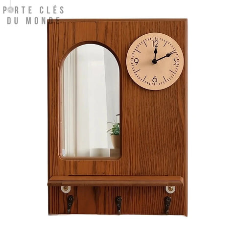 porte clé mural avec miroir