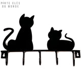 porte clés mural chat