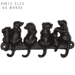 chien porte clés mural