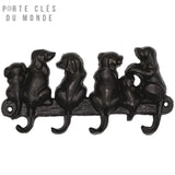 chien porte clés mural