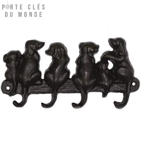 chien porte clés mural