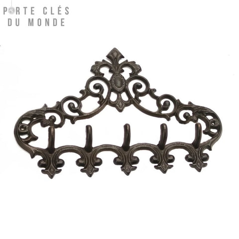 porte clés mural en fer forgé