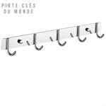 porte clé mural inox