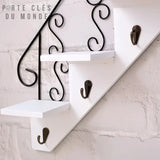 porte clés mural escalier