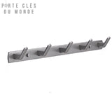 porte clé mural gris